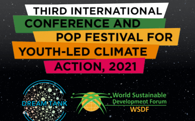 DreamMakers spoke at the POP Festival for Youth-led Climate Action